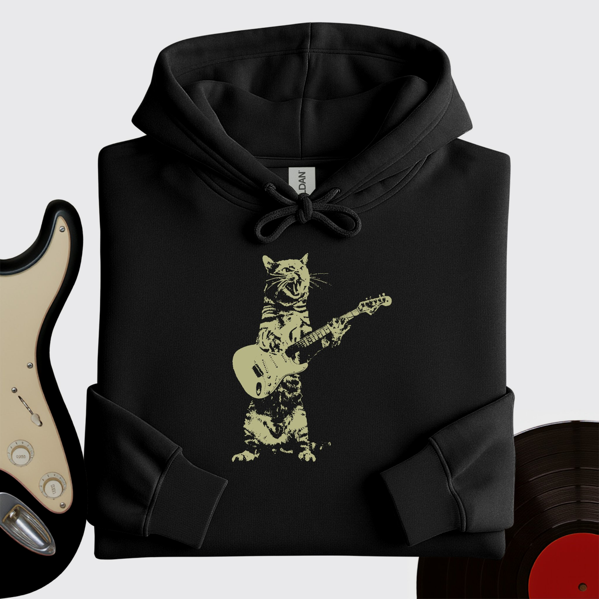 Cat Guitar Hoodie product image 1