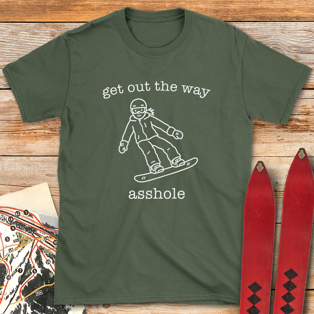 Out The Way Asshole Snowboard product image 2