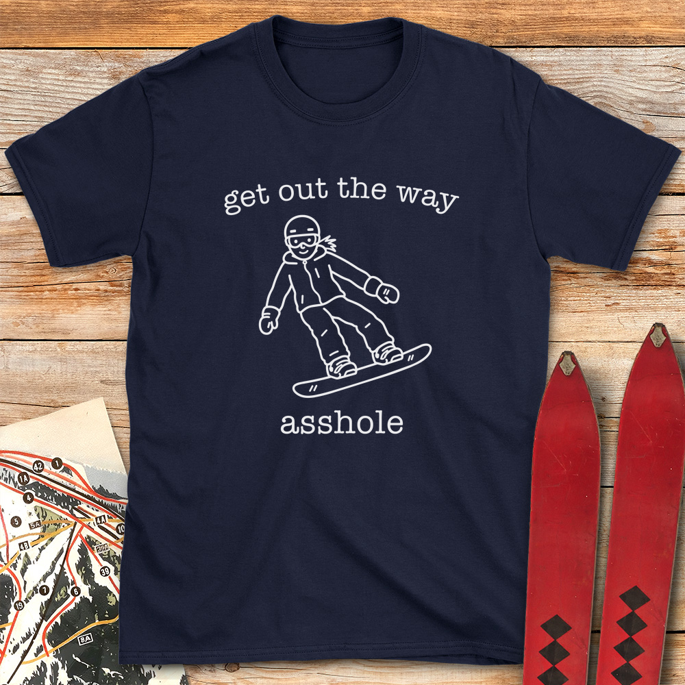 Out The Way Asshole Snowboard product image 1