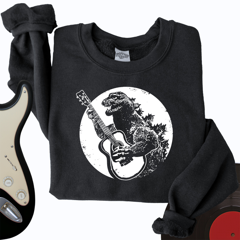 Dinosaur Guitar Crewneck product image 1