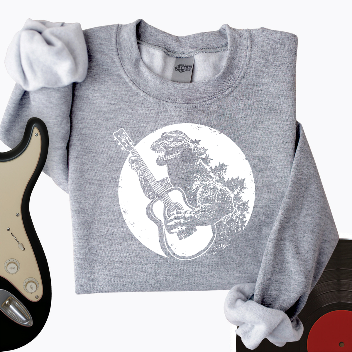 Dinosaur Guitar Crewneck product image 3