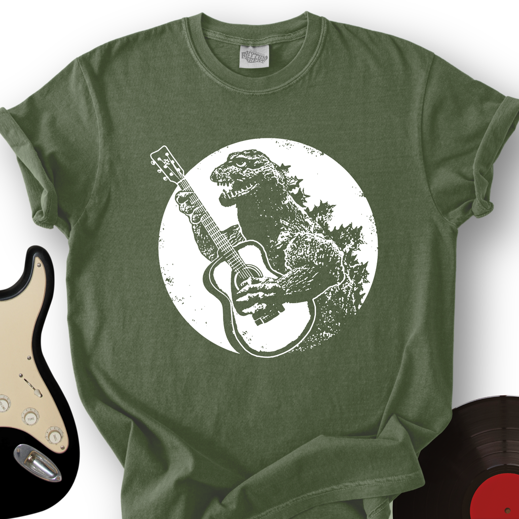 Dinosaur Guitar T-Shirt product image 6