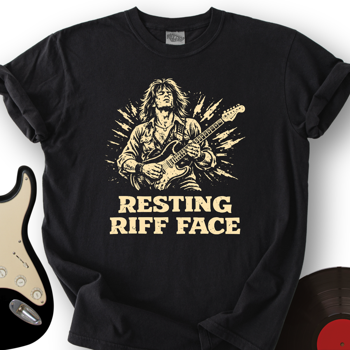 Resting Riff Face T-Shirt product image 4