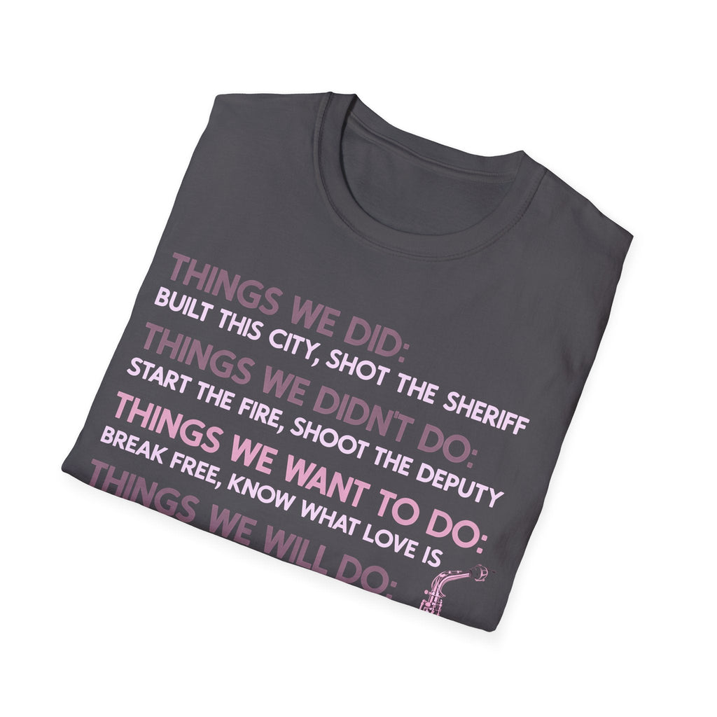 Things We Did Sax T-Shirt product image 28