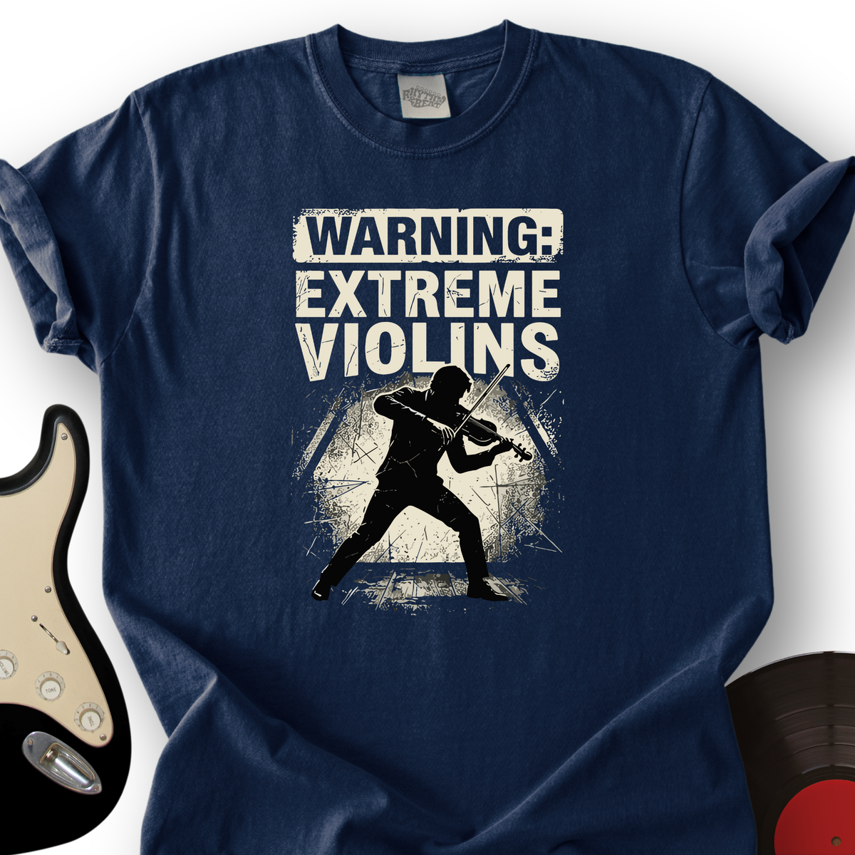 Warning: Extreme Violins T-Shirt product image 2