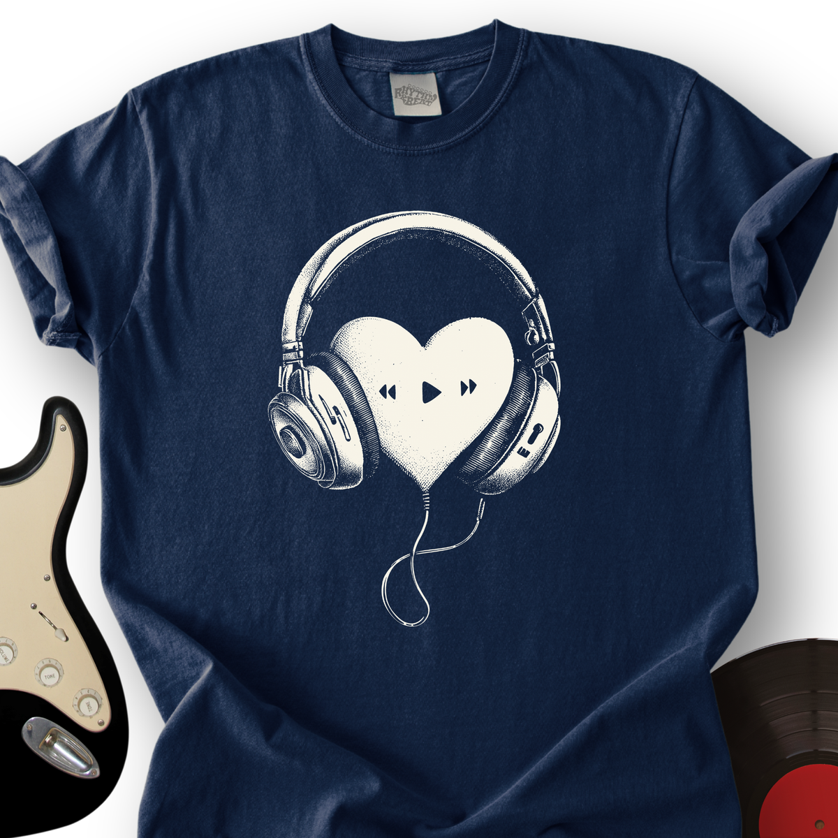Heart in Headphones T-Shirt product image 1
