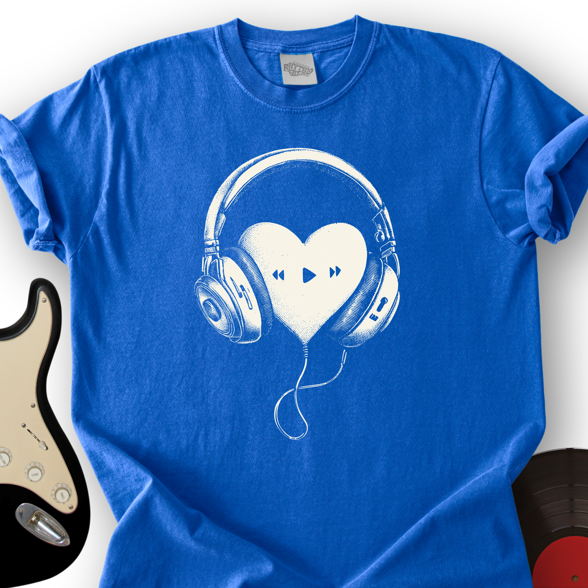 Heart in Headphones T-Shirt product image 3