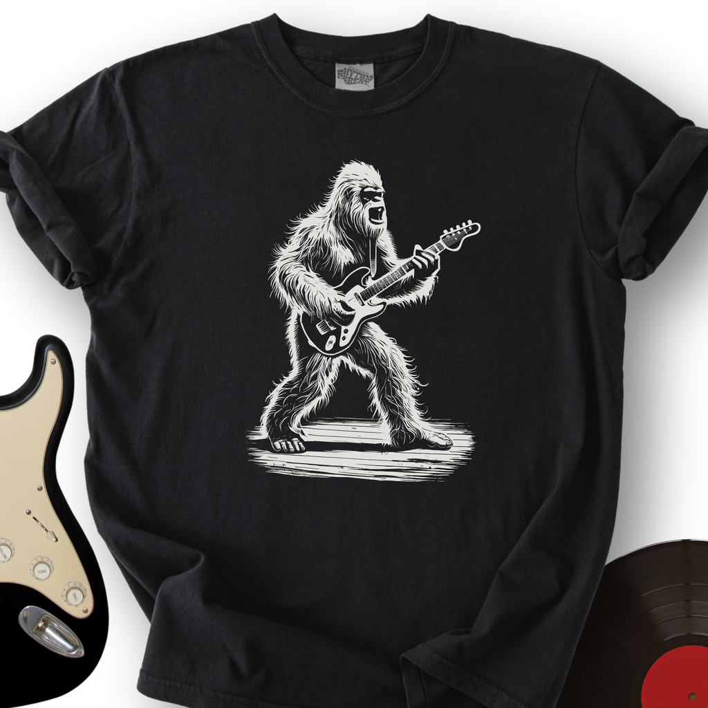 Sasquatch Guitarist T-Shirt product image 5