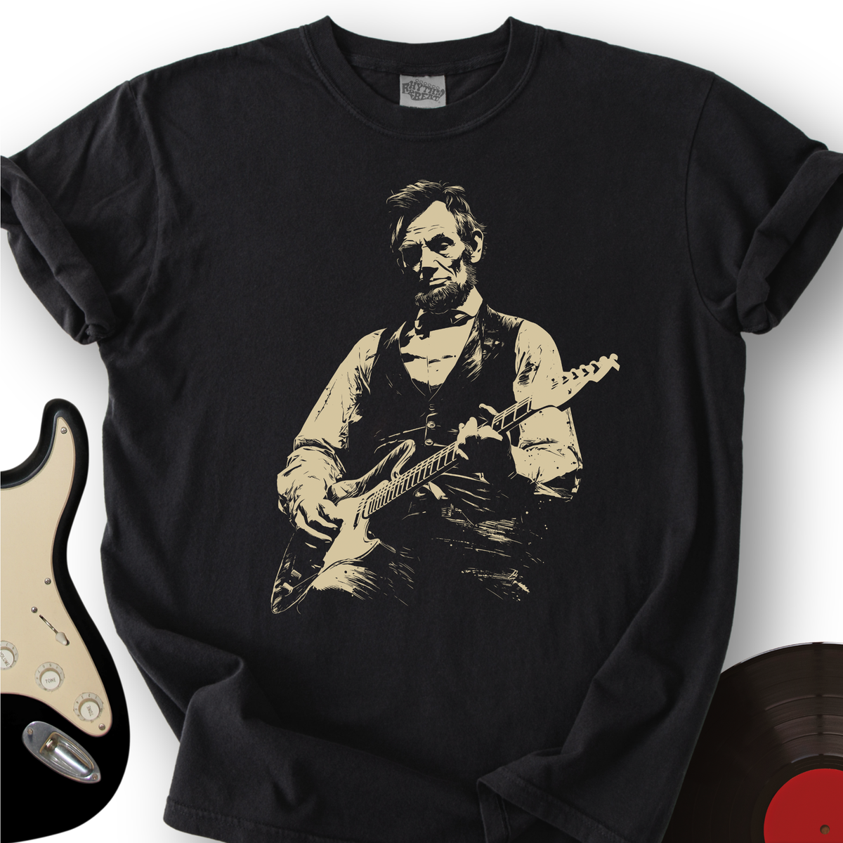 Lincoln Guitar T-Shirt product image 4