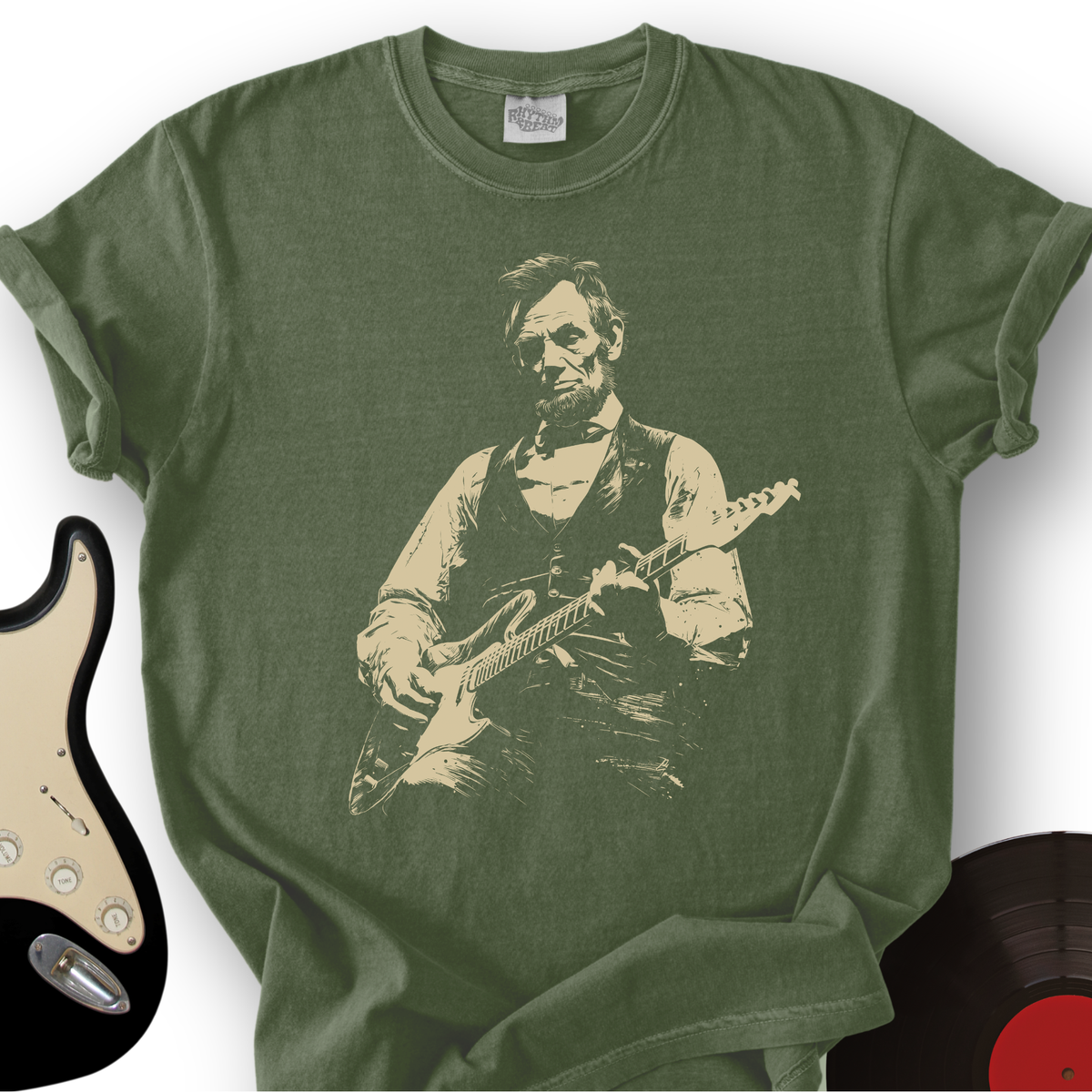 Lincoln Guitar T-Shirt product image 5