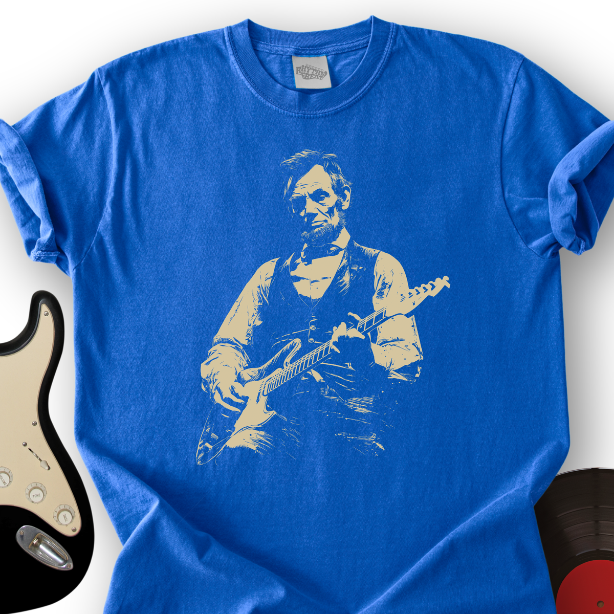 Lincoln Guitar T-Shirt product image 3