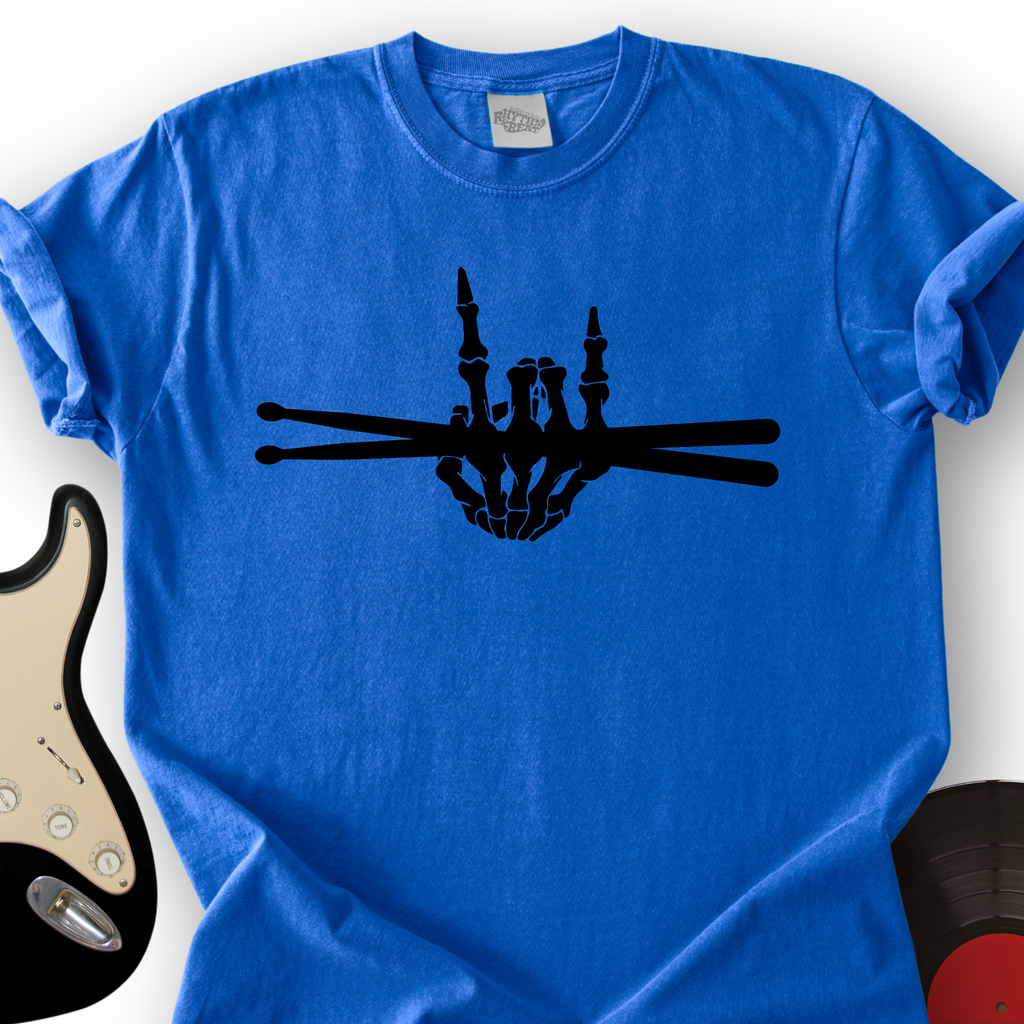 Skeleton Drummer T-Shirt product image 2