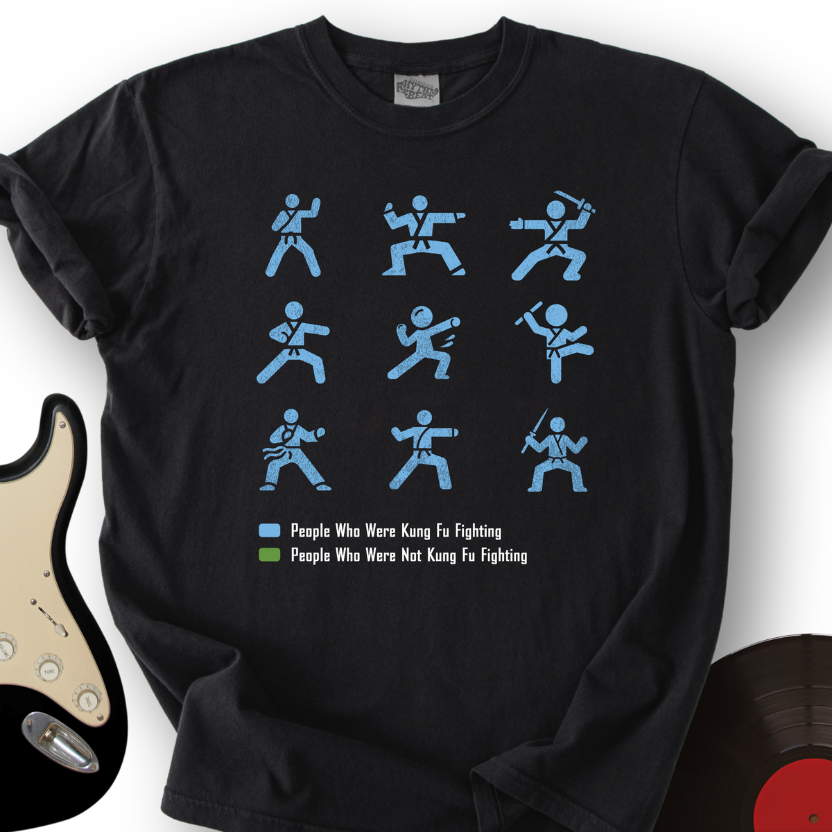 Kung Fu Fighting Chart T-Shirt product image 4