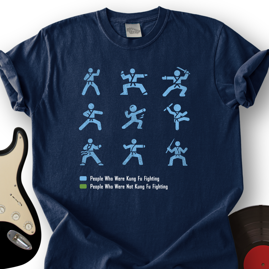 Kung Fu Fighting Chart T-Shirt product image 2