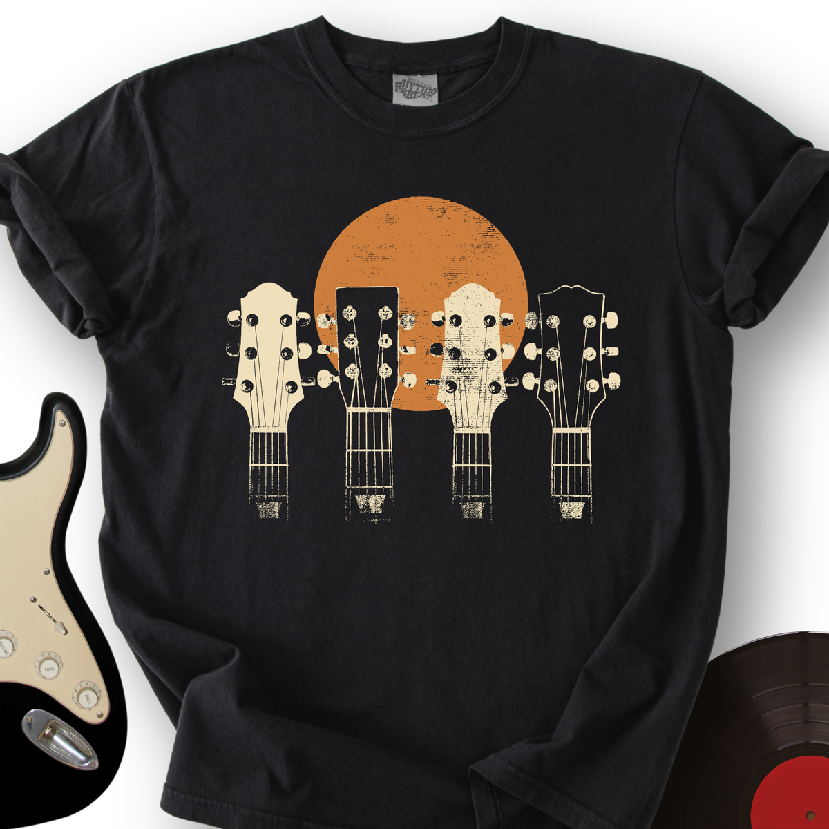 Guitar Heads Sunset T-Shirt product image 4