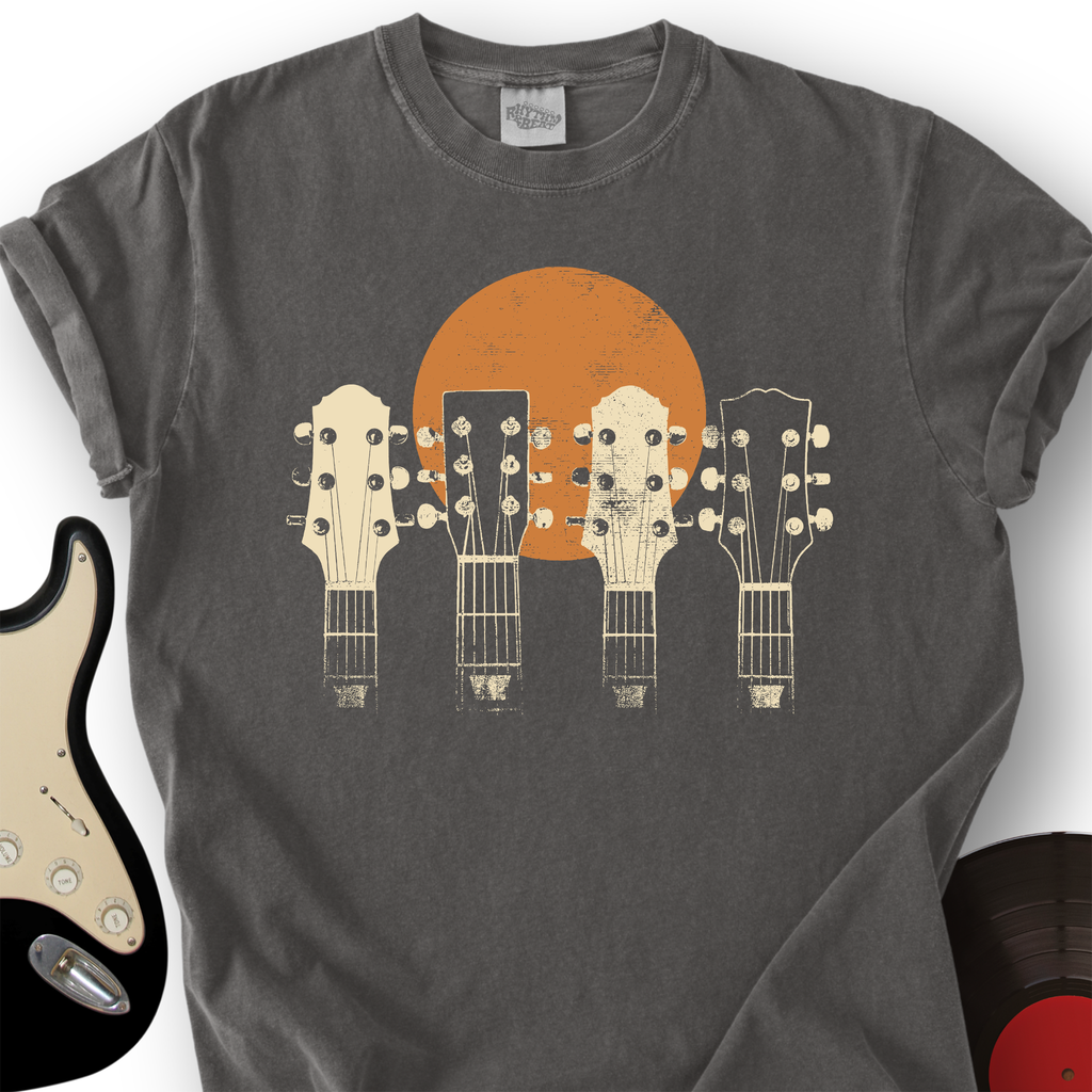 Guitar Heads Sunset T-Shirt product image 2