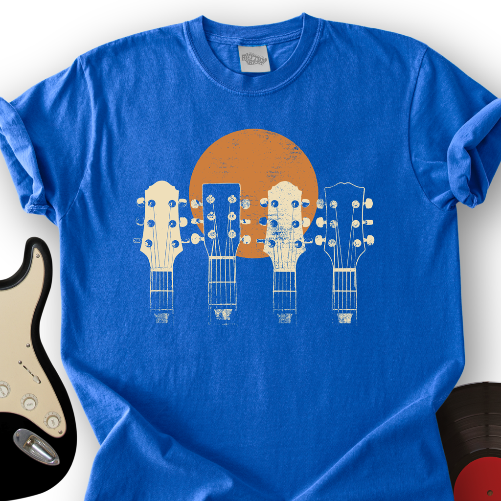 Guitar Heads Sunset T-Shirt product image 3