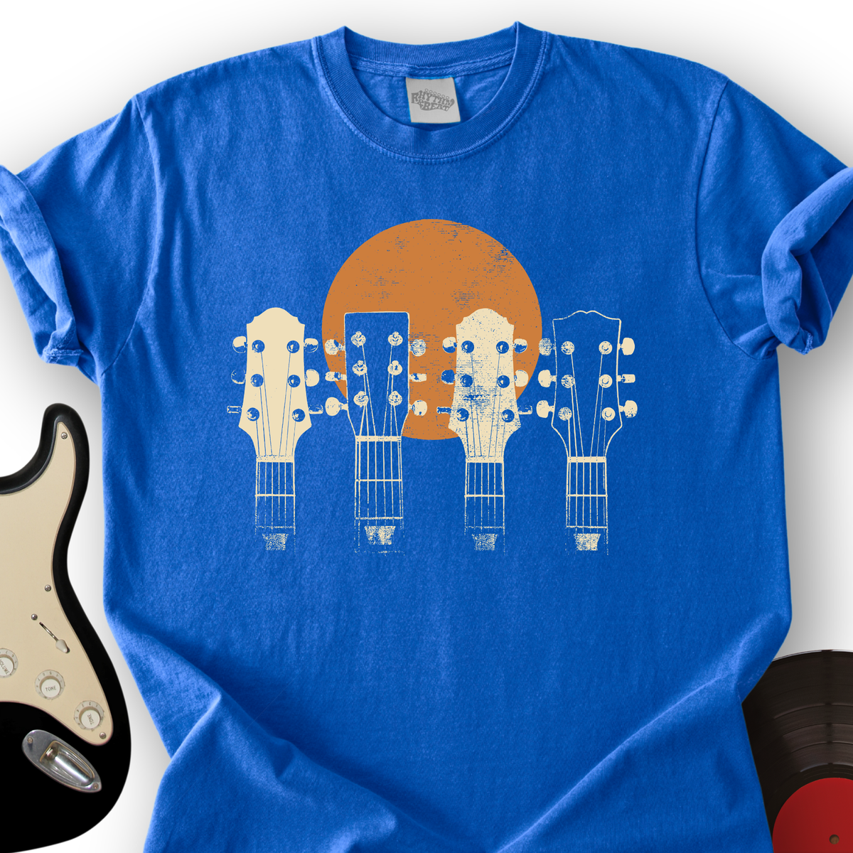 Guitar Heads Sunset T-Shirt product image 3