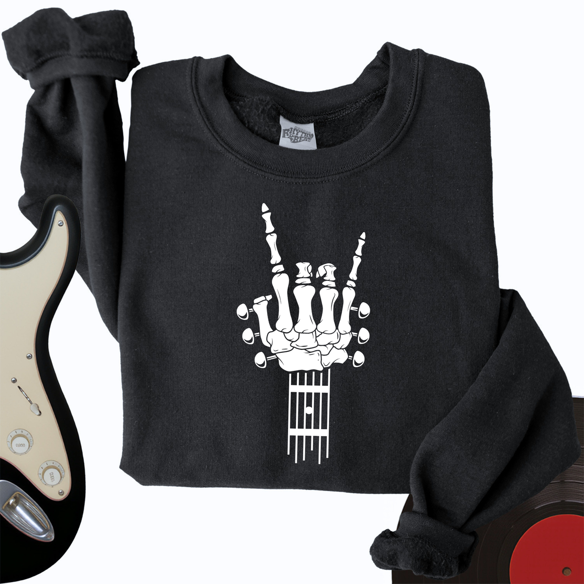 Skeleton Guitar Crewneck product image 2