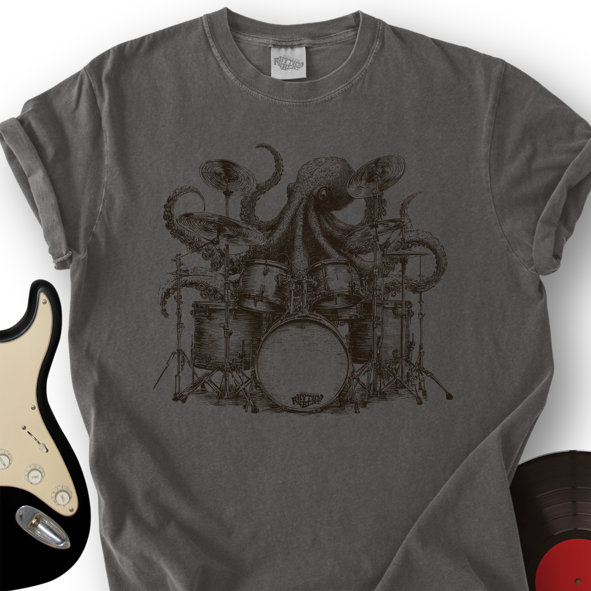 Kraken Drummer T-Shirt product image 2