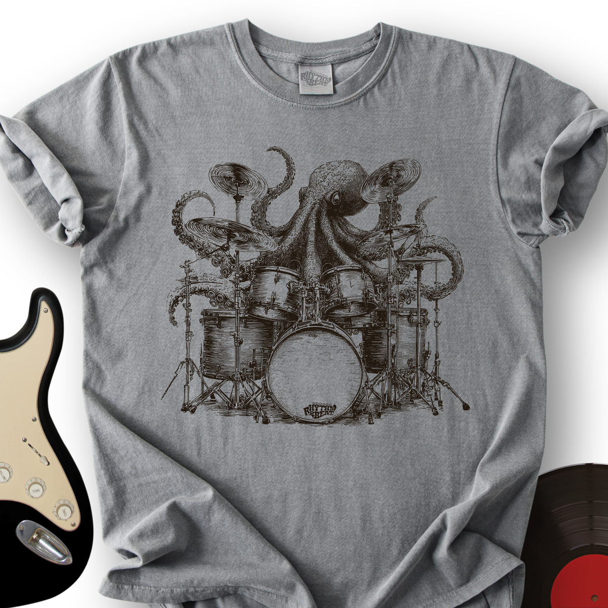 Kraken Drummer T-Shirt product image 1