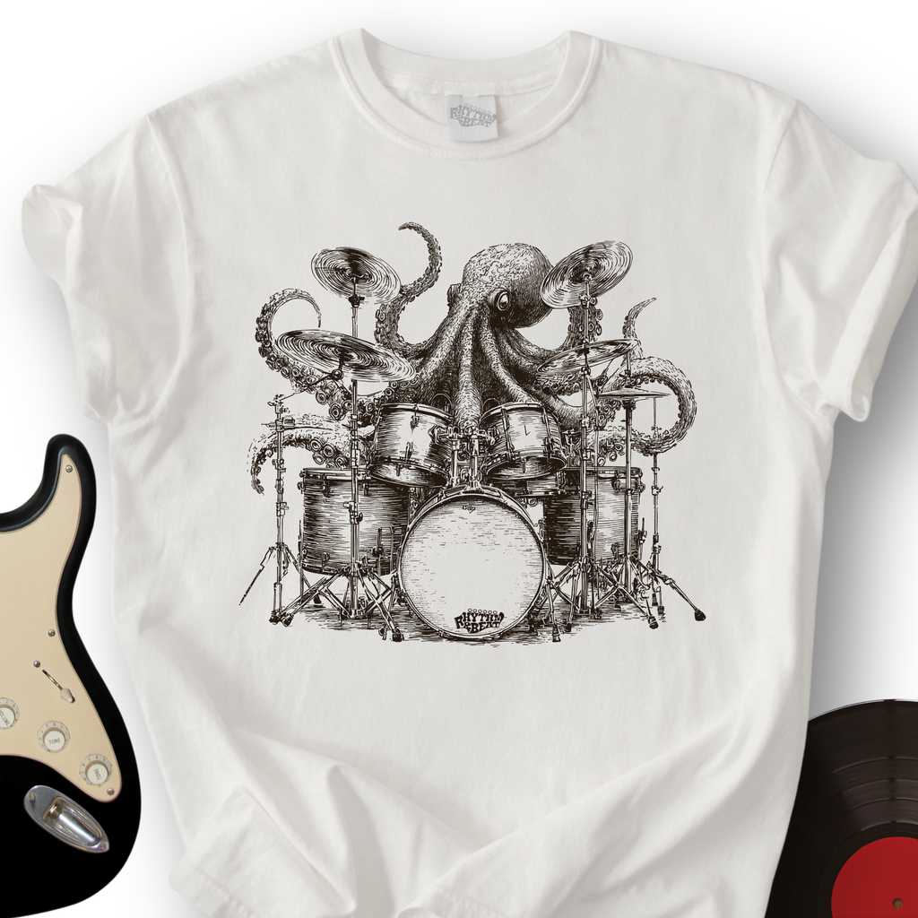 Kraken Drummer T-Shirt product image 4