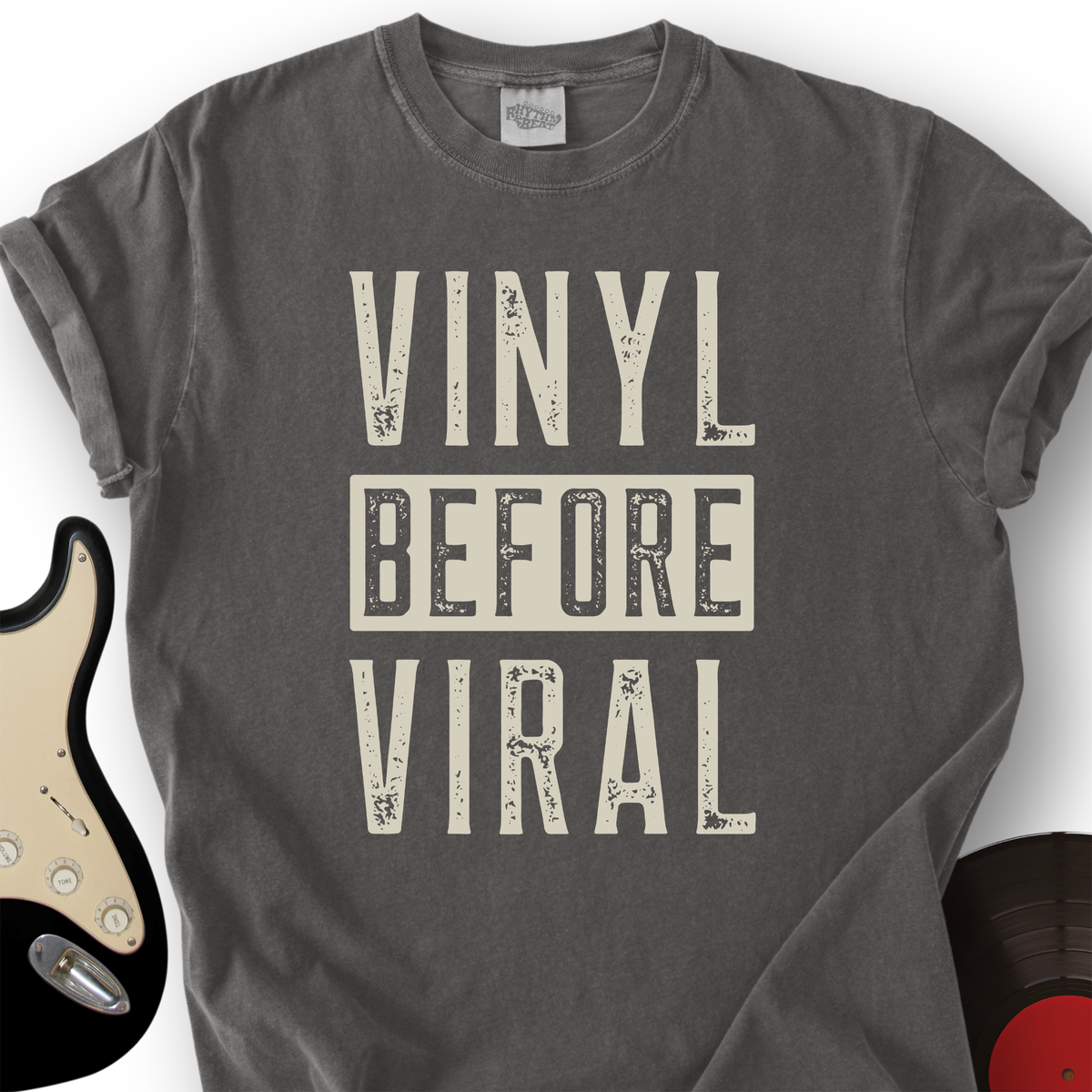 Vinyl Before Viral T-Shirt product image 2