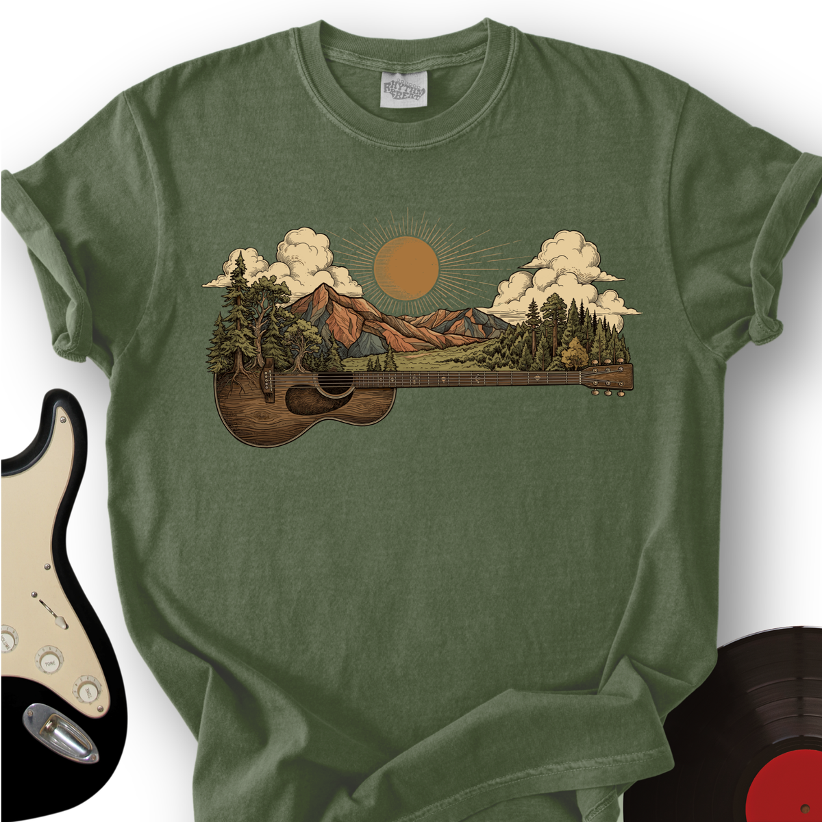 Guitar Landscape 2 T-Shirt product image 7