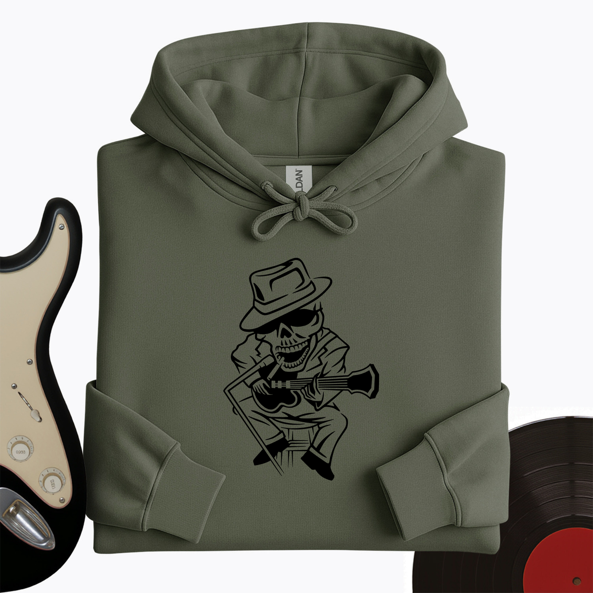 Skeleton Musician Hoodie product image 5