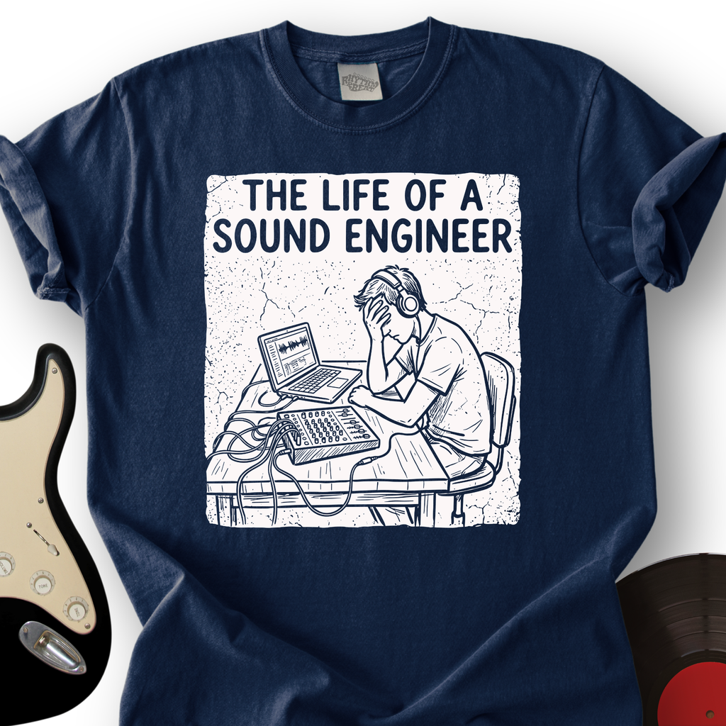The Life of a Sound Engineer T-Shirt product image 2