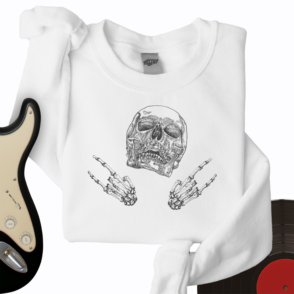 Skeleton Rock On Crewneck product image 2