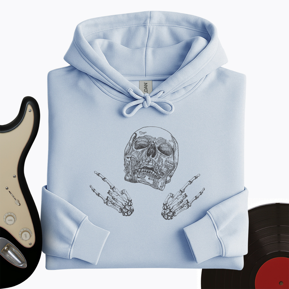 Skeleton Rock On Hoodie product image 6