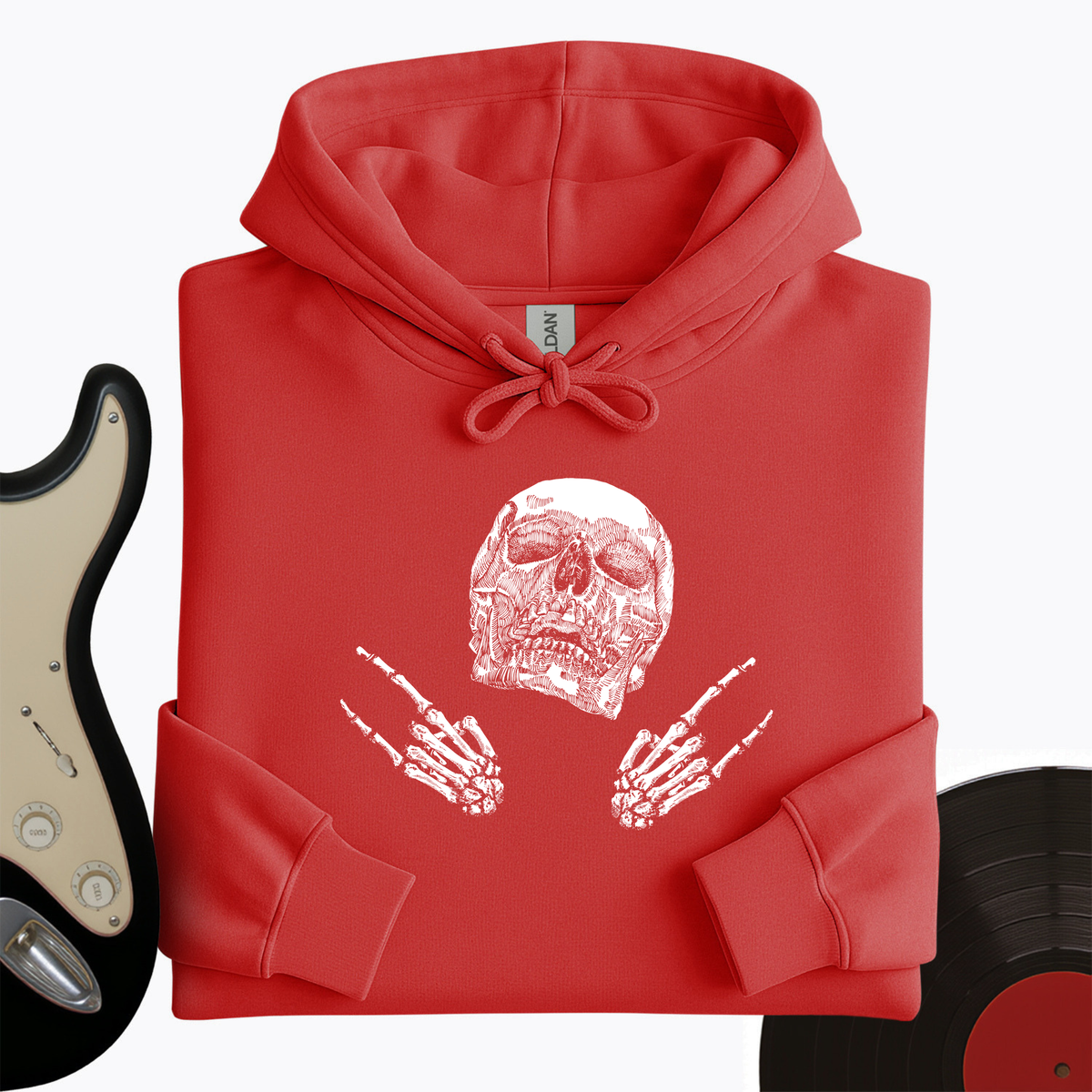 Skeleton Rock On Hoodie product image 3