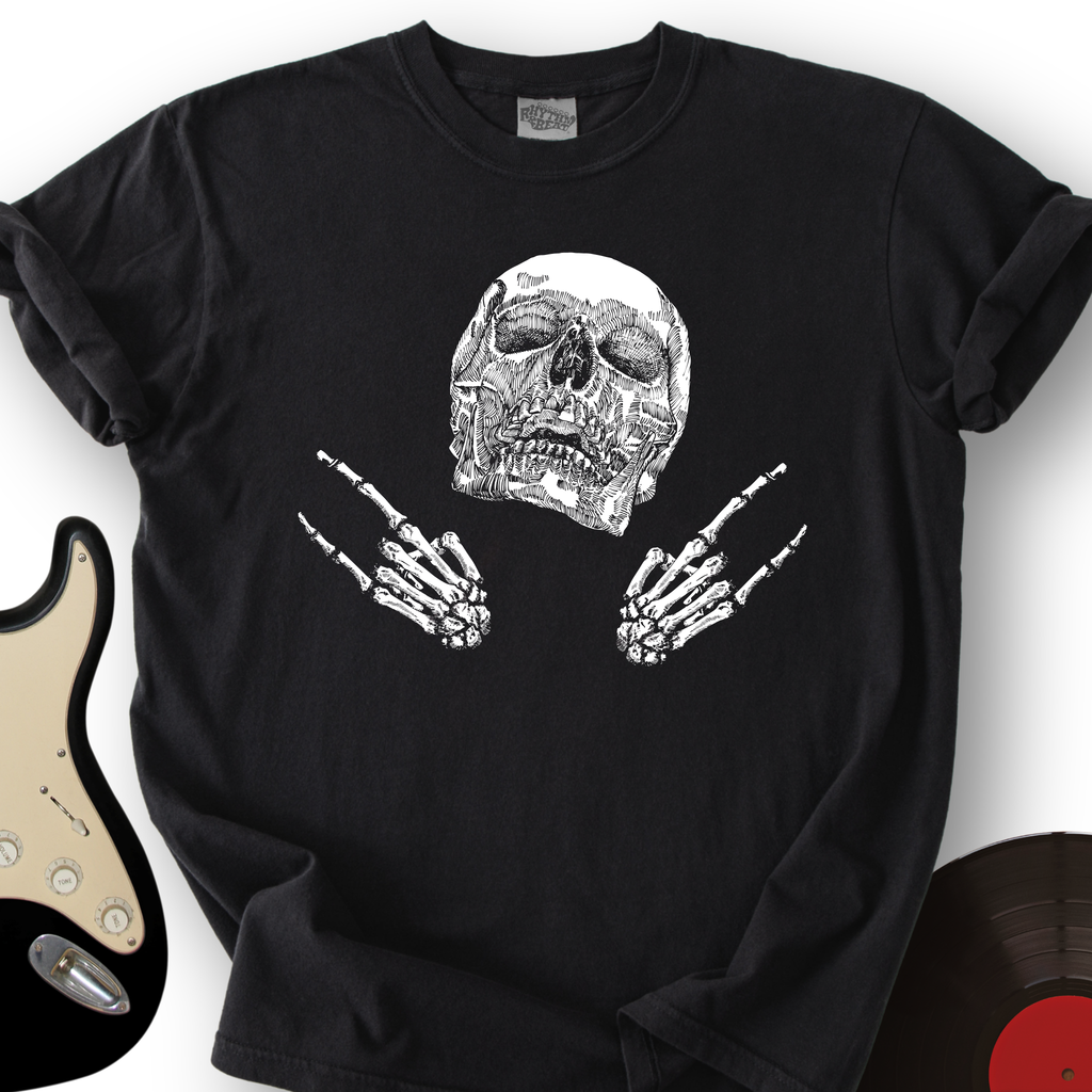Skeleton Rock On T-Shirt product image 7