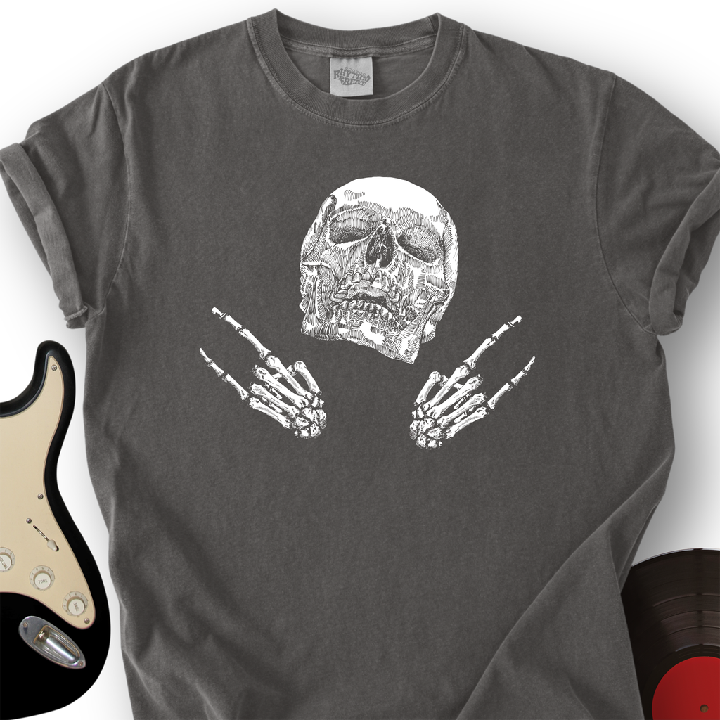 Skeleton Rock On T-Shirt product image 1