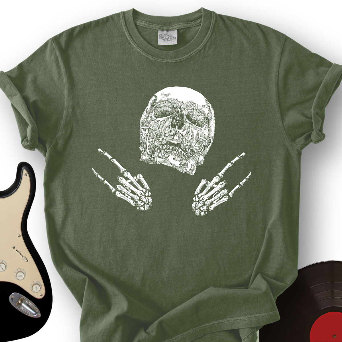 Skeleton Rock On T-Shirt product image 6