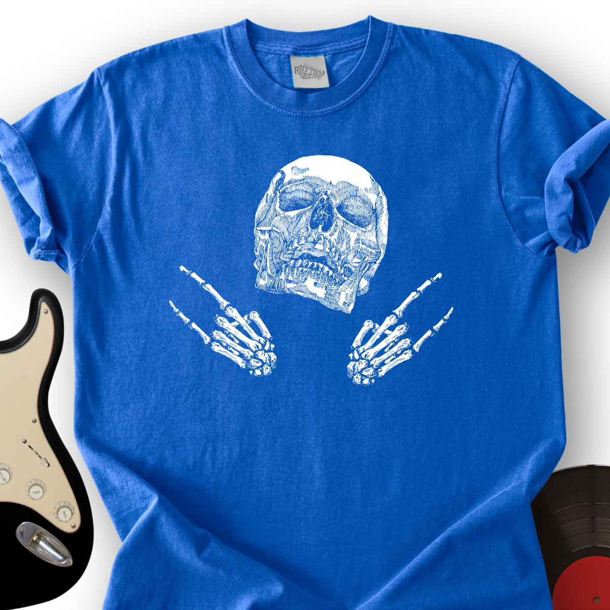 Skeleton Rock On T-Shirt product image 3