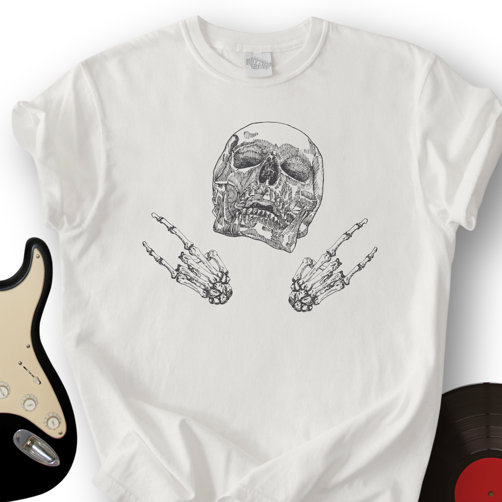 Skeleton Rock On T-Shirt product image 5