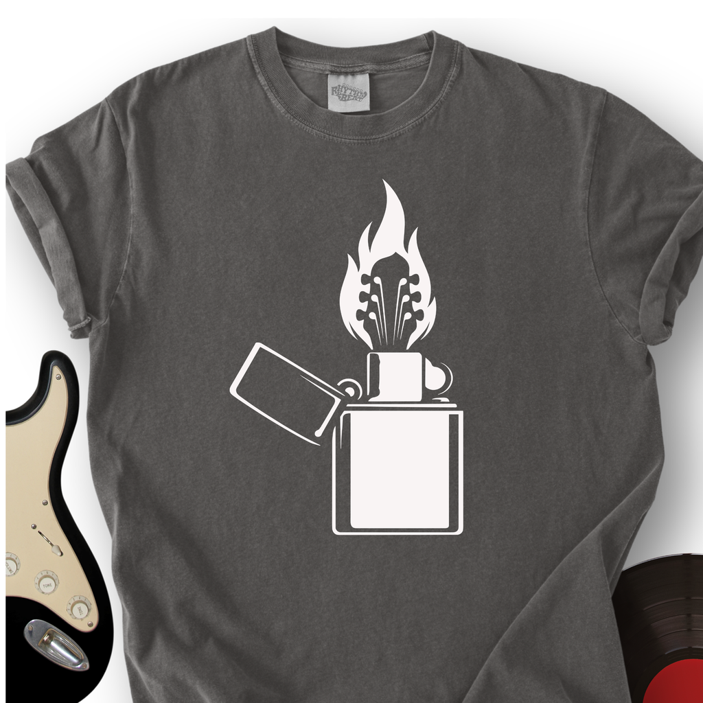 Fire Guitar T-Shirt product image 2