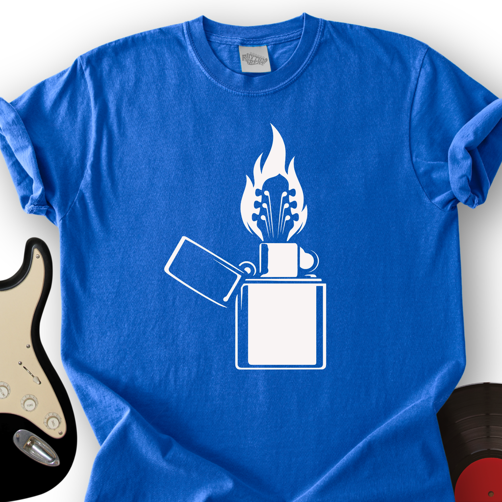 Fire Guitar T-Shirt product image 4
