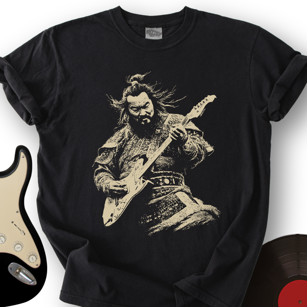Genghis Khan Guitar T-Shirt product image 1