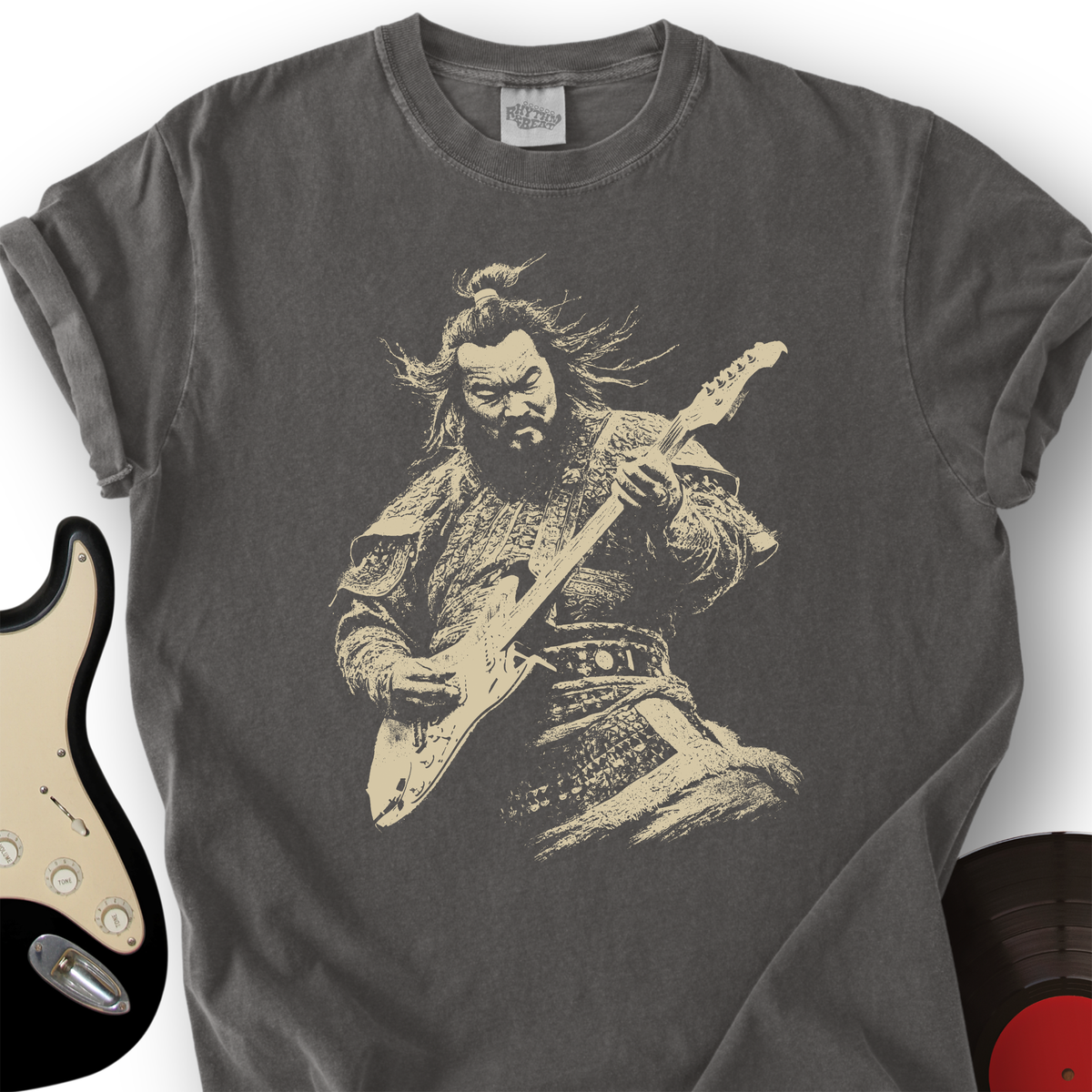 Genghis Khan Guitar T-Shirt product image 2