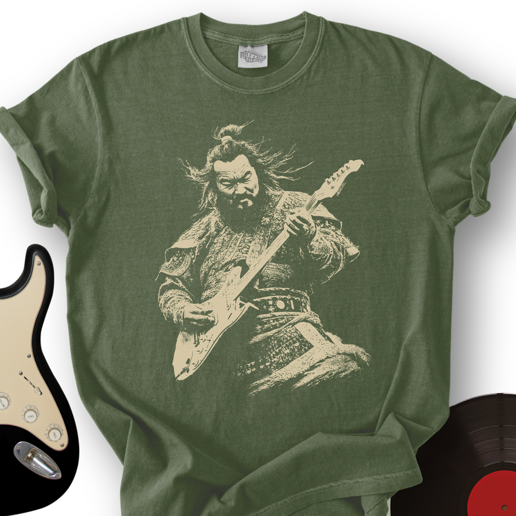 Genghis Khan Guitar T-Shirt product image 5