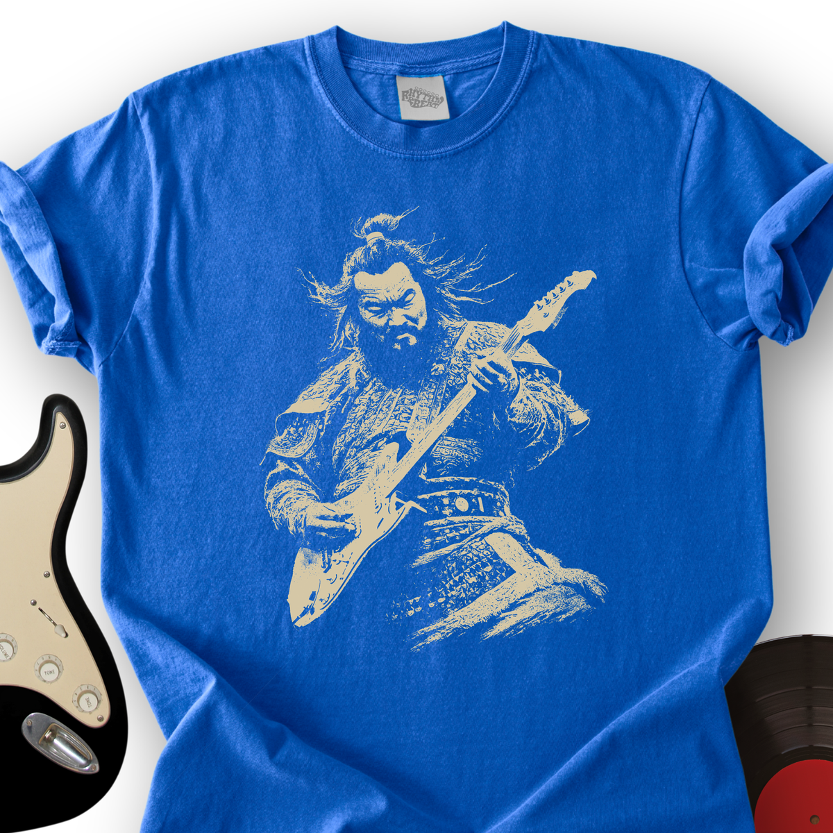 Genghis Khan Guitar T-Shirt product image 4