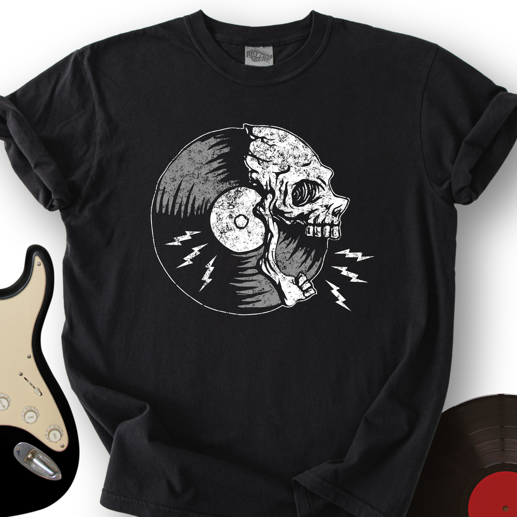 Skull Record T-Shirt product image 1