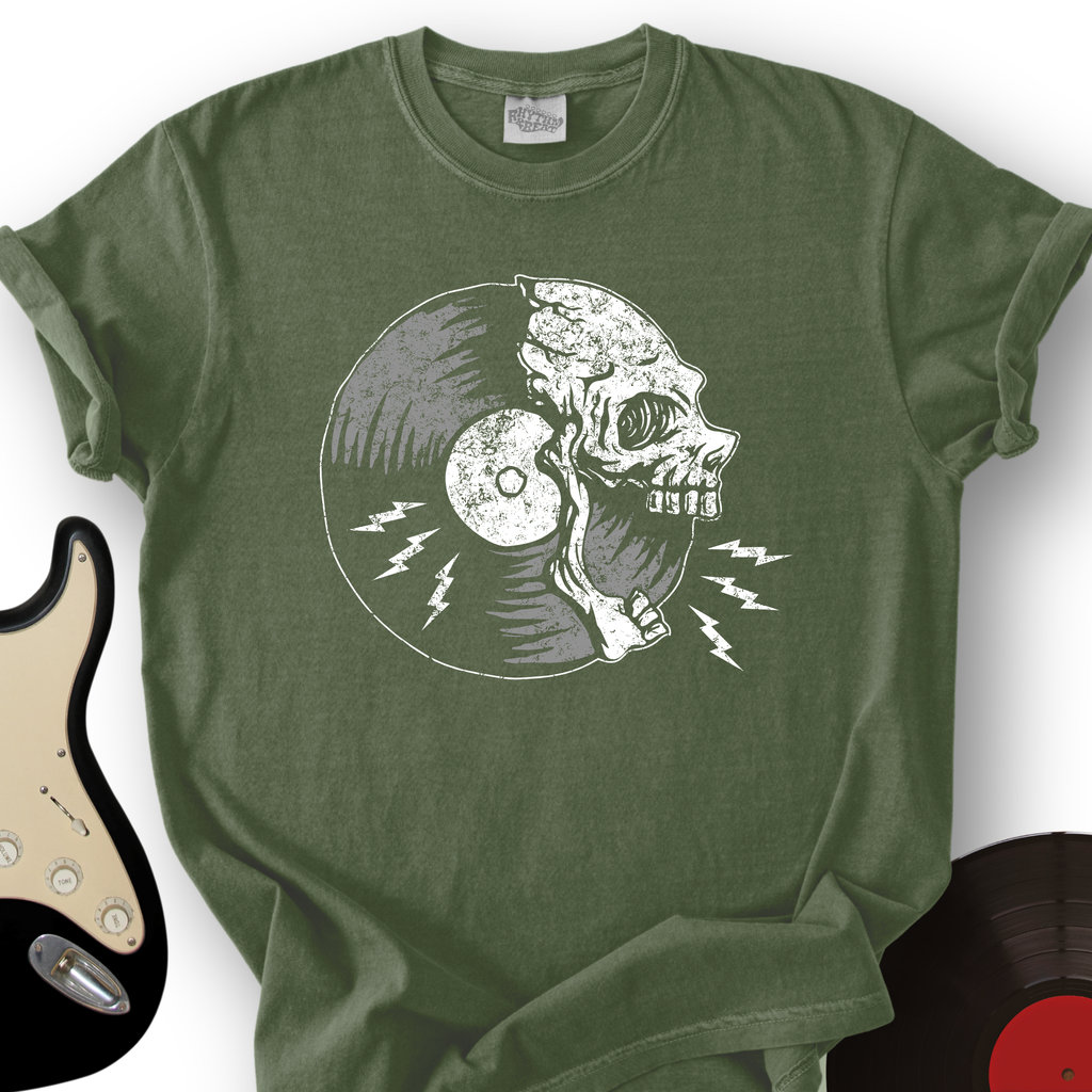 Skull Record T-Shirt product image 5
