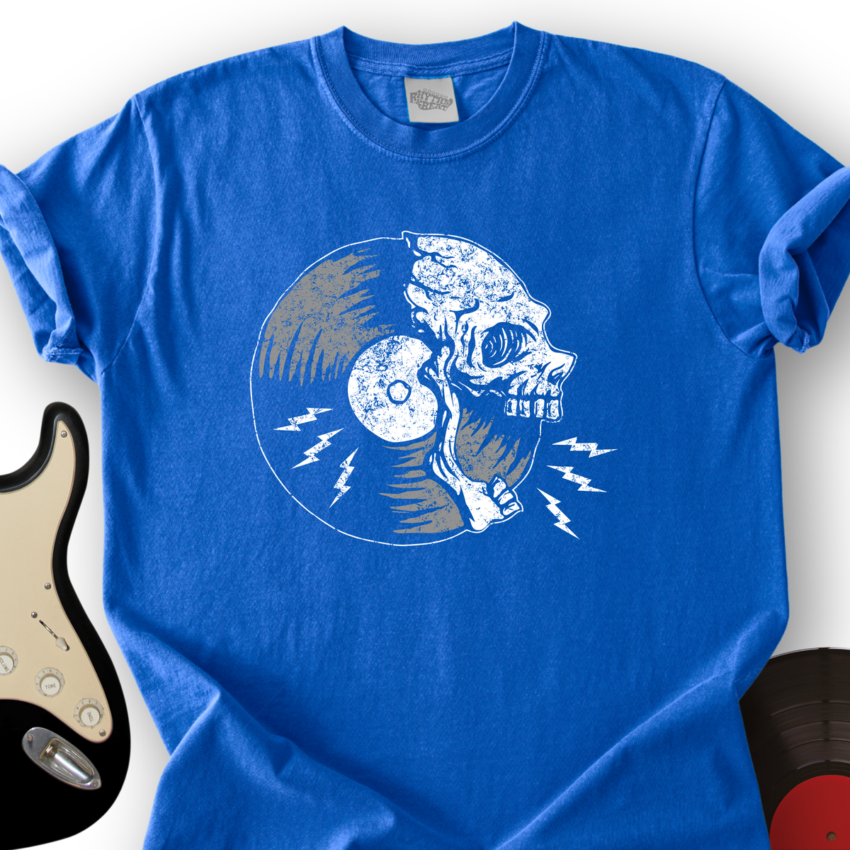 Skull Record T-Shirt product image 4