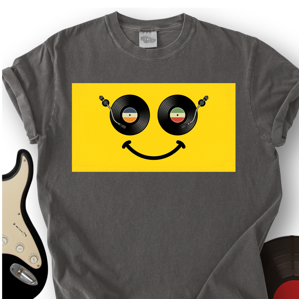 Smiling Vinyl T-Shirt product image 2