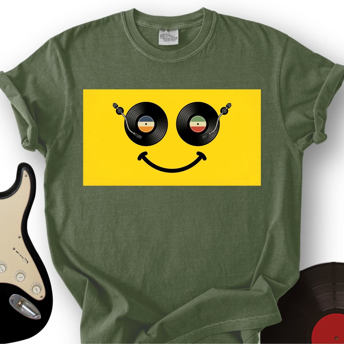 Smiling Vinyl T-Shirt product image 7