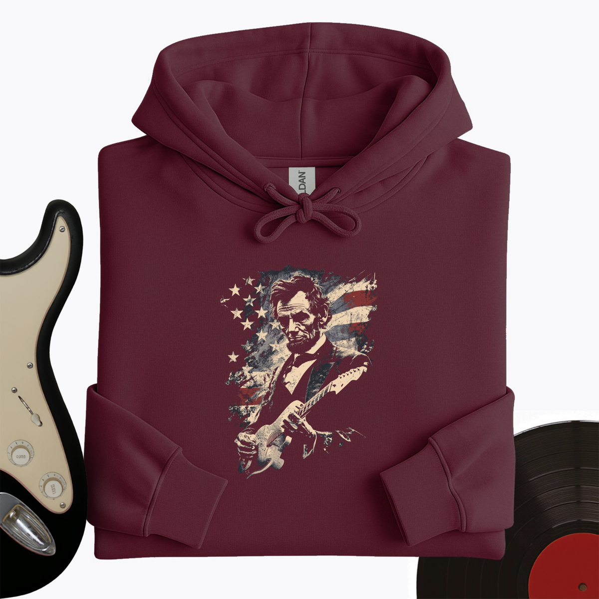 Lincoln Flag Hoodie product image 3